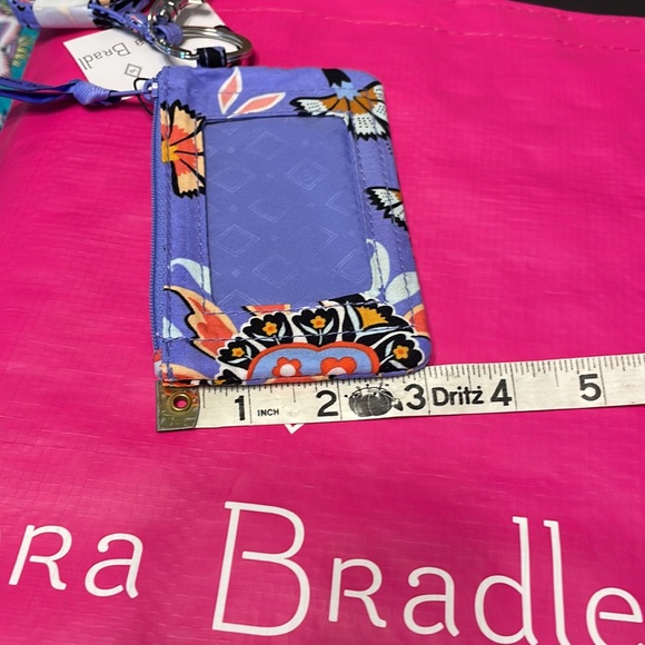 Vera Bradley zippered ID and lanyard - Picture 6 of 7